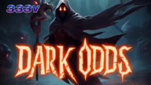 Tampilan visual slot Dark Odds dengan tema horor Halloween